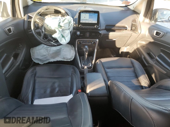 2019 Ford EcoSport Titanium with VIN MAJ3S2KE8KC307483, listed as a Copart auction lot 43940135 with 77,883 mi miles and Salvage Title. Bid and sale history available at DreamBid. Image 8.