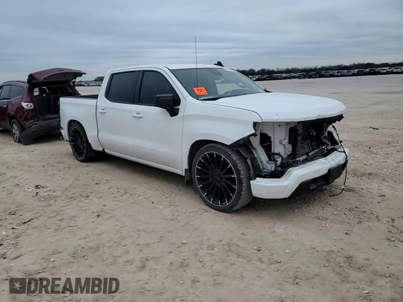 2022 Chevrolet Silverado 1500 LT with VIN 1GCPACEK2NZ635571, listed as a Copart auction lot 88725255 with 0 mi miles and Salvage Title. Bid and sale history available at carsss.com. Image 11.