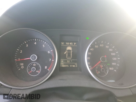 2012 Volkswagen Jetta SportWagen SE with VIN 3VWPP7AJ4CM655383, listed as a Copart auction lot 83686244 with 148,015 mi miles and Salvage Title. Bid and sale history available at carsss.com. Image 9.