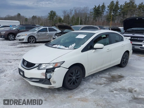 2015 Honda Civic EX with VIN 2HGFB2F86FH533408, listed as a IAAI auction lot 41655178 with 150,789 mi miles and . Bid and sale history available at carsss.com. Image 12.