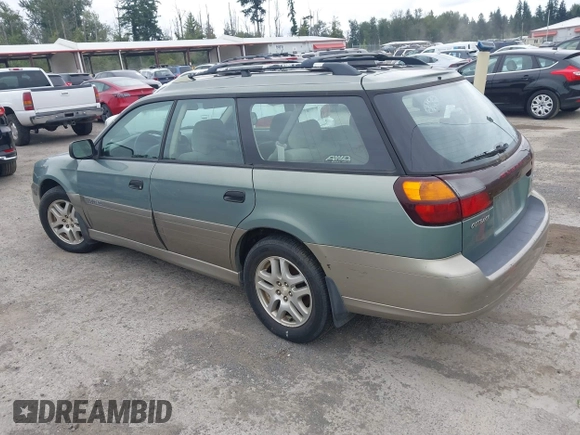 2004 Subaru Legacy Outback with VIN 4S3BH675647615736, listed as a IAAI auction lot 42688407 with 208,849 mi miles and . Bid and sale history available at DreamBid. Image 3.