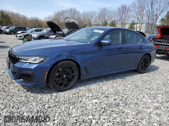 2022 BMW 5 Series 540i xDrive with VIN WBA73BJ07NCH66751, listed as a Copart auction lot 53653415 with 60,059 mi miles and Salvage title. Bid and sale history available at DreamBid. Image 1.