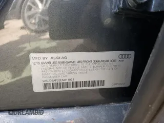 2014 Audi S8 with VIN WAUD2AFD2EN011021, listed as a Copart auction lot 75218154 with 0 mi miles and Non Repairable. Bid and sale history available at carsss.com. Image 13.