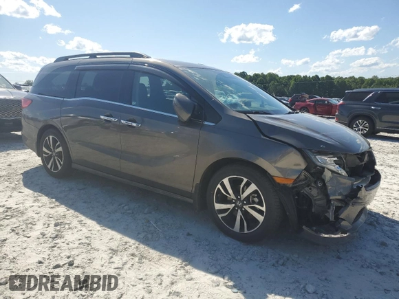 2019 Honda Odyssey Elite z VIN 5FNRL6H97KB078414, wystawiony jako Copart lot #57327895 z przebiegiem 119 259 mil mil oraz Szkoda całkowita • Salvage title. Historia ofert i sprzedaży dostępna na DreamBid. Obrazek 4.