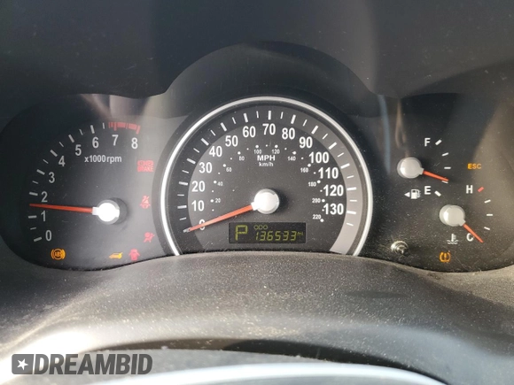 2014 Kia Sedona EX with VIN KNDMH4C72E6555952, listed as a Copart auction lot 73847454 with 136,533 mi miles and Salvage Title. Bid and sale history available at carsss.com. Image 9.