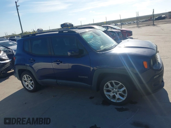 2017 Jeep Renegade Latitude with VIN ZACCJABB5HPG29029, listed as a IAAI auction lot 40946778 with 106,852 mi miles and . Bid and sale history available at DreamBid. Image 14.