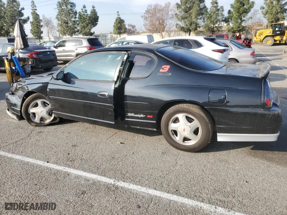 2004 Chevrolet Monte Carlo SS Supercharged with VIN 2G1WZ121649359109, listed as a Copart auction lot 42231485 with 127,458 mi miles and Salvage Title. Bid and sale history available at carsss.com. Image 2.