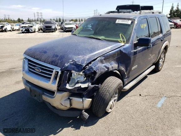 2008 Ford Explorer Eddie Bauer with VIN 1FMEU74E08UA67318, listed as a Copart auction lot 47271315 with 169,334 mi miles and Salvage Title. Bid and sale history available at carsss.com. Image 1.