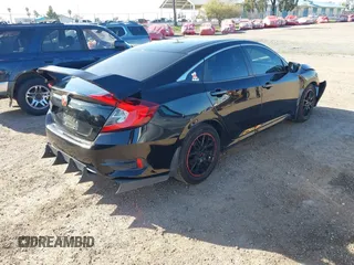 2016 Honda Civic Sedan LX with VIN 2HGFC2F57GH530019, listed as a IAAI auction lot 41839658 with 105,398 mi miles. Bid and sale history available at carsss.com. Image 4.