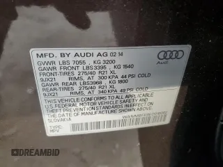 2014 Audi Q7 3.0L TDI Prestige with VIN WA1VMBFE9ED016362, listed as a Copart auction lot 41605365 with 156,321 mi miles and Clean Title. Bid and sale history available at carsss.com. Image 13.