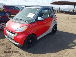 2009 Smart fortwo Passion with VIN WMEEK31X99K294322, listed as a IAAI auction lot 42014658 with Not Provided miles. Bid and sale history available at carsss.com. Image 2.
