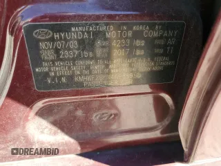 2004 Hyundai Sonata with VIN KMHWF25HX4A985955, listed as a Copart auction lot 87756475 with 89,030 mi miles and Clean Title. Bid and sale history available at carsss.com. Image 12.