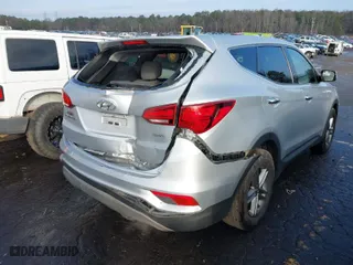 2018 Hyundai Santa Fe Sport 2.4L with VIN 5XYZT3LB6JG558105, listed as a IAAI auction lot 41533200 with 108,843 mi miles. Bid and sale history available at carsss.com. Image 4.