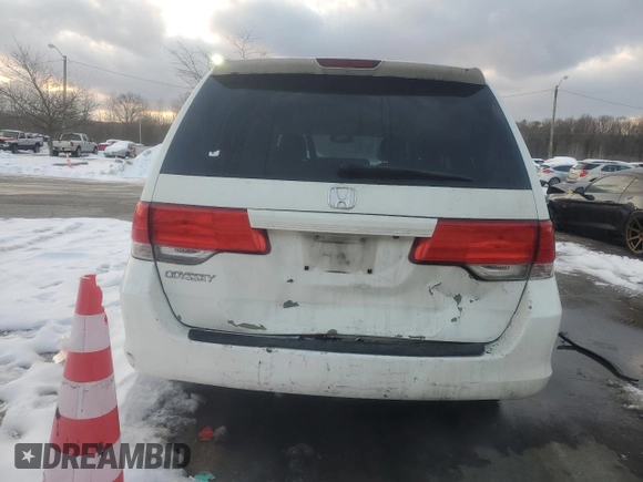 2010 Honda Odyssey EX-L with VIN 5FNRL3H77AB051869, listed as a Copart auction lot 88023625 with 248,511 mi miles and Salvage Title. Bid and sale history available at DreamBid. Image 6.