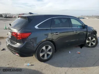 2015 Acura MDX with VIN 5FRYD3H2XFB013782, listed as a Copart auction lot 86213544 with 164,792 mi miles and Salvage Title. Bid and sale history available at carsss.com. Image 3.