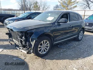 2015 Audi Q5 Premium with VIN WA1CFAFP6FA092394, listed as a IAAI auction lot 41689478 with 97,986 mi miles. Bid and sale history available at carsss.com. Image 17.