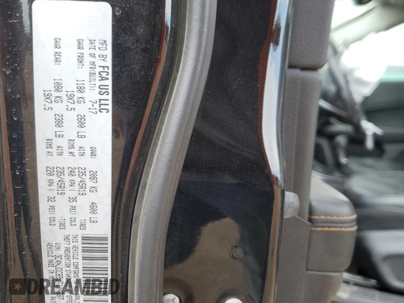 2018 Jeep Compass Limited with VIN 3C4NJDCB5JT104687, listed as a Copart auction lot 54964015 with 85,435 mi miles and Salvage title. Bid and sale history available at DreamBid. Image 13.