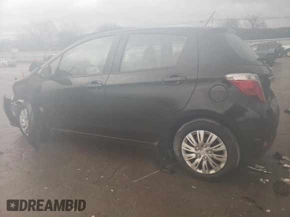 2014 Toyota Yaris L with VIN VNKKTUD39EA002446, listed as a Copart auction lot 42655595 with 0 mi miles and Salvage Title. Bid and sale history available at carsss.com. Image 2.