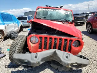 2018 Jeep Wrangler Unlimited Sport S with VIN 1C4HJXDG8JW132700, listed as a Copart auction lot 56064985 with Not provided miles and Salvage title. Bid and sale history available at DreamBid. Image 5.