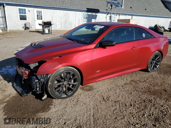 2016 Cadillac ATS-V z VIN 1G6AN1RY8G0100588, wystawiony jako Copart lot #82318944 z przebiegiem 51 592 mil mil oraz Tytuł czysty. Historia ofert i sprzedaży dostępna na DreamBid. Obrazek 1.