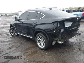 2015 BMW X6 xDrive35i with VIN 5UXKU2C53F0N76799, listed as a IAAI auction lot 41946628 with 173,607 mi miles. Bid and sale history available at carsss.com. Image 3.