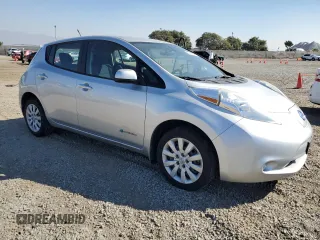 2014 Nissan LEAF SV with VIN 1N4AZ0CP3EC340273, listed as a Copart auction lot 80389044 with 82,992 mi miles and Clean Title. Bid and sale history available at carsss.com. Image 4.