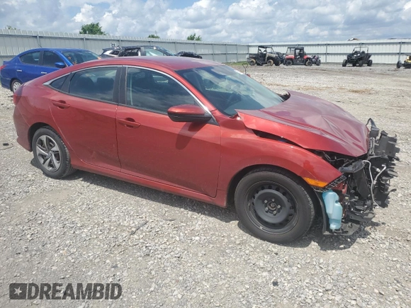 2020 Honda Civic LX z VIN 19XFC2F61LE024036, wystawiony jako Copart lot #56090685 z przebiegiem 71 290 mil mil oraz Szkoda całkowita • Salvage title. Historia ofert i sprzedaży dostępna na DreamBid. Obrazek 4.
