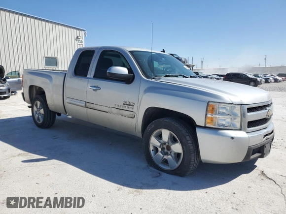 2010 Chevrolet Silverado 1500 LT with VIN 1GCSCSE04AZ186840, listed as a Copart auction lot 49849965 with 301,420 mi miles and Salvage Title. Bid and sale history available at DreamBid. Image 4.