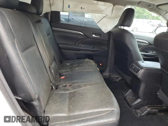 2017 Toyota Highlander Limited with VIN 5TDYZRFH8HS202829, listed as a Copart auction lot 58391795 with 81,957 mi miles and Salvage title. Bid and sale history available at DreamBid. Image 10.