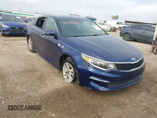 2018 Kia Optima S with VIN 5XXGT4L33JG214404, listed as a IAAI auction lot 41517699 with 91,740 mi miles and . Bid and sale history available at DreamBid. Image 6.