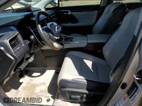 2017 Lexus RX 350 with VIN 2T2BZMCA9HC101738, listed as a Copart auction lot 53574575 with 136,677 mi miles and Salvage title. Bid and sale history available at DreamBid. Image 7.