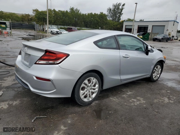 2014 Honda Civic Coupe LX with VIN 2HGFG3B53EH513439, listed as a Copart auction lot 42291645 with 25,171 mi miles and Non Repairable. Bid and sale history available at carsss.com. Image 3.