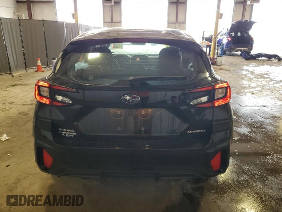 2024 Subaru Impreza Sport with VIN JF1GUAFCXR8332025, listed as a Copart auction lot 74112224 with 12,302 mi miles and Salvage Title. Bid and sale history available at carsss.com. Image 6.
