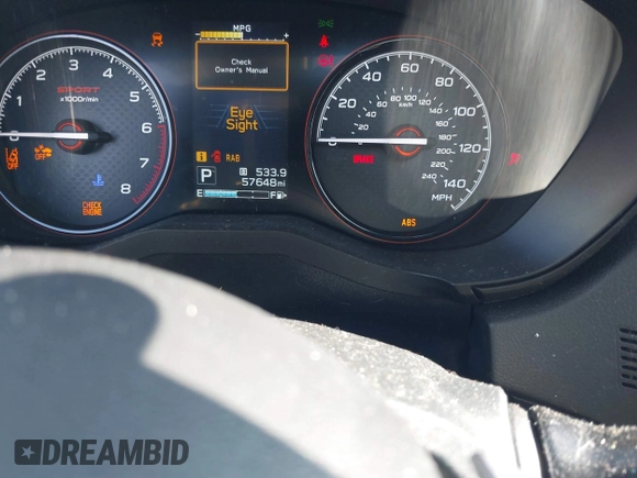 2019 Subaru Forester Special Sports with VIN JF2SKAPC0KH509830, listed as a IAAI auction lot 41520638 with 57,648 mi miles and . Bid and sale history available at DreamBid. Image 7.