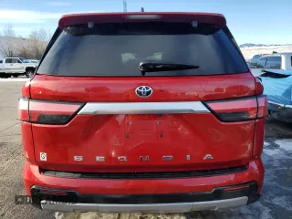 2023 Toyota Sequoia SR5 with VIN 7SVAAABA1PX019290, listed as a Copart auction lot 42162895 with 29,184 mi miles and Salvage Title. Bid and sale history available at carsss.com. Image 6.
