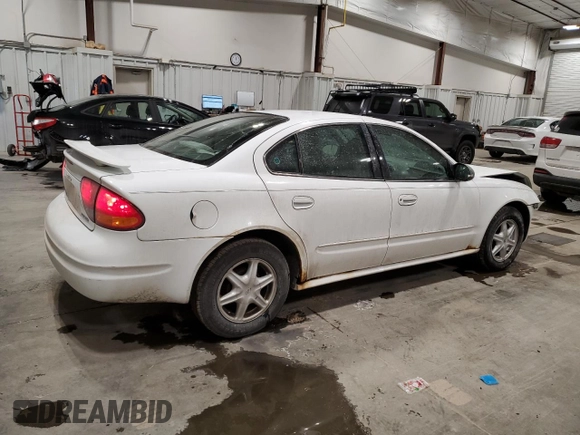 2004 Oldsmobile Alero GL1 with VIN 1G3NL52F24C179271, listed as a Copart auction lot 42011825 with 136,429 mi miles and Non Repairable. Bid and sale history available at DreamBid. Image 3.