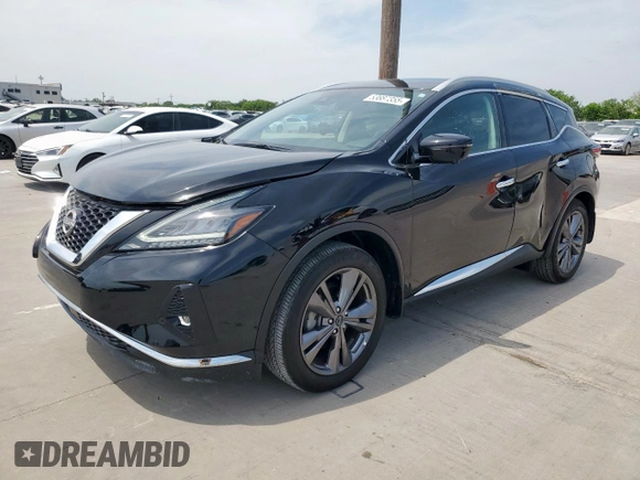 2023 Nissan Murano Platinum with VIN 5N1AZ2DJXPC139095, listed as a Copart auction lot 53687355 with 8,007 mi miles and Non Repairable. Bid and sale history available at DreamBid. Image 1.