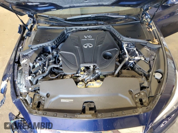2022 Infiniti Q50 Luxe z VIN JN1EV7BP7NM311406, wystawiony jako Copart lot #86719364 z przebiegiem 10 651 mil mil oraz Czysty tytuł • Clean title. Historia ofert i sprzedaży dostępna na DreamBid. Obrazek 11.
