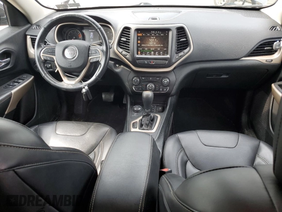2018 Jeep Cherokee Limited with VIN 1C4PJMDB4JD608869, listed as a Copart auction lot 60962805 with 75,600 mi miles and Salvage title. Bid and sale history available at DreamBid. Image 8.