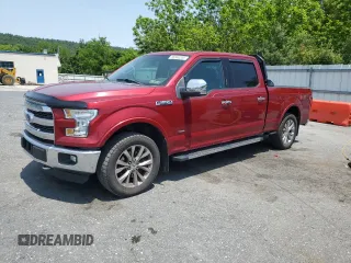 2016 Ford F-150 XLT with VIN 1FTFW1EG3GFD09375, listed as a Copart auction lot 58560205 with 82,594 mi miles and Salvage title. Bid and sale history available at DreamBid. Image 1.