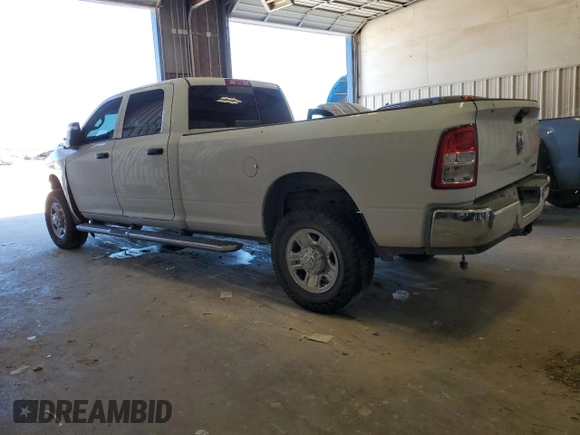 2023 Ram 2500 Tradesman with VIN 3C6UR5HJXPG602824, listed as a Copart auction lot 69061504 with 48,705 mi miles and Salvage Title. Bid and sale history available at carsss.com. Image 2.