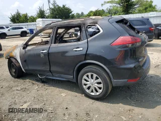 2017 Nissan Rogue S with VIN KNMAT2MV5HP529377, listed as a Copart auction lot 59687365 with Not provided miles and Salvage title. Bid and sale history available at DreamBid. Image 2.
