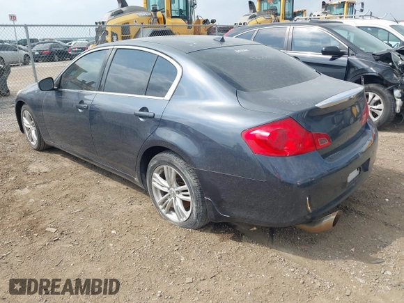 2012 Infiniti G37 Journey with VIN JN1CV6AP4CM627295, listed as a IAAI auction lot 42164198 with 185,971 mi miles. Bid and sale history available at carsss.com. Image 3.