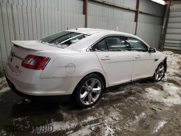 2012 Ford Taurus SHO with VIN 1FAHP2KT3CG115551, listed as a Copart auction lot 89291175 with 90,778 mi miles and Salvage title. Bid and sale history available at DreamBid. Image 3.