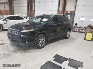 2018 Jeep Cherokee Latitude Plus with VIN 1C4PJMLB5JD515201, listed as a IAAI auction lot 41673277 with 90,616 mi miles. Bid and sale history available at carsss.com. Image 17.