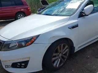 2014 Kia Optima SXL Turbo with VIN 5XXGR4A62EG342201, listed as a IAAI auction lot 42344058 with 108,358 mi miles and . Bid and sale history available at DreamBid. Image 6.