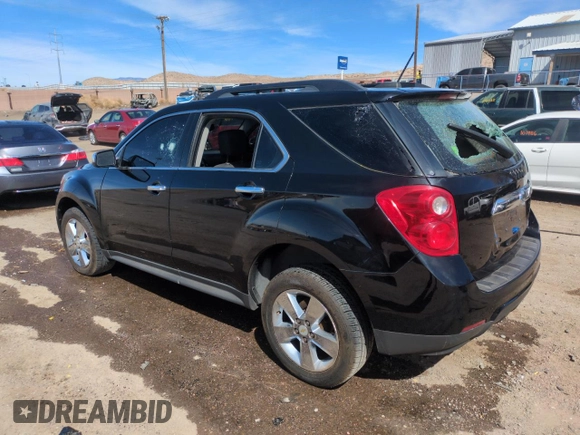 2015 Chevrolet Equinox LT with VIN 2GNALBEK0F1117888, listed as a Copart auction lot 50049905 with 159,306 mi miles and Salvage Title. Bid and sale history available at carsss.com. Image 2.