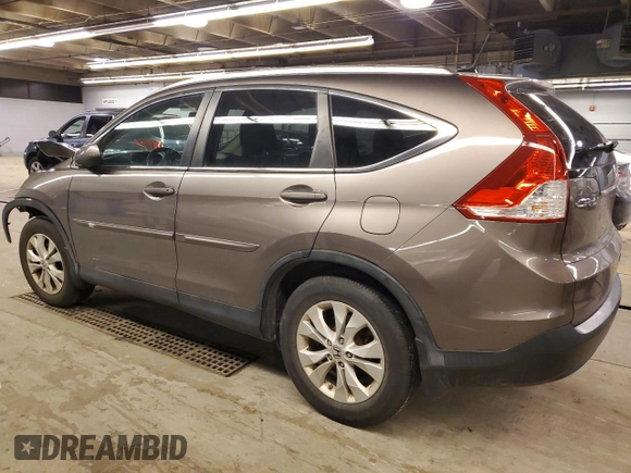 2013 Honda CR-V EX-L with VIN 5J6RM4H79DL017303, listed as a Copart auction lot 43832915 with 267,617 mi miles and Salvage Title. Bid and sale history available at carsss.com. Image 2.
