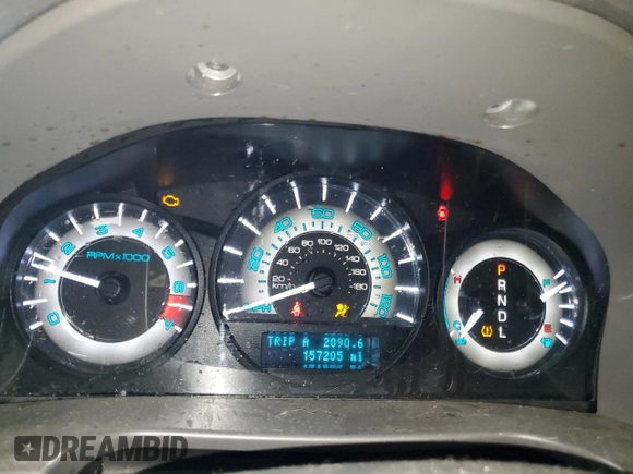2010 Mercury Milan with VIN 3MEHM0HA0AR635840, listed as a Copart auction lot 56030695 with 157,205 mi miles and Salvage title. Bid and sale history available at DreamBid. Image 9.