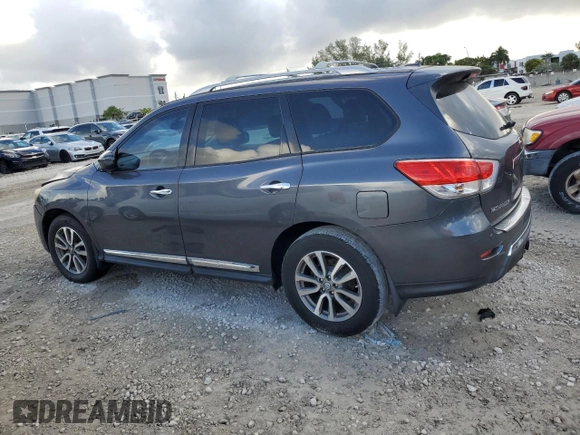 2014 Nissan Pathfinder SL with VIN 5N1AR2MNXEC665078, listed as a Copart auction lot 77375534 with 142,691 mi miles and Clean Title. Bid and sale history available at DreamBid. Image 2.
